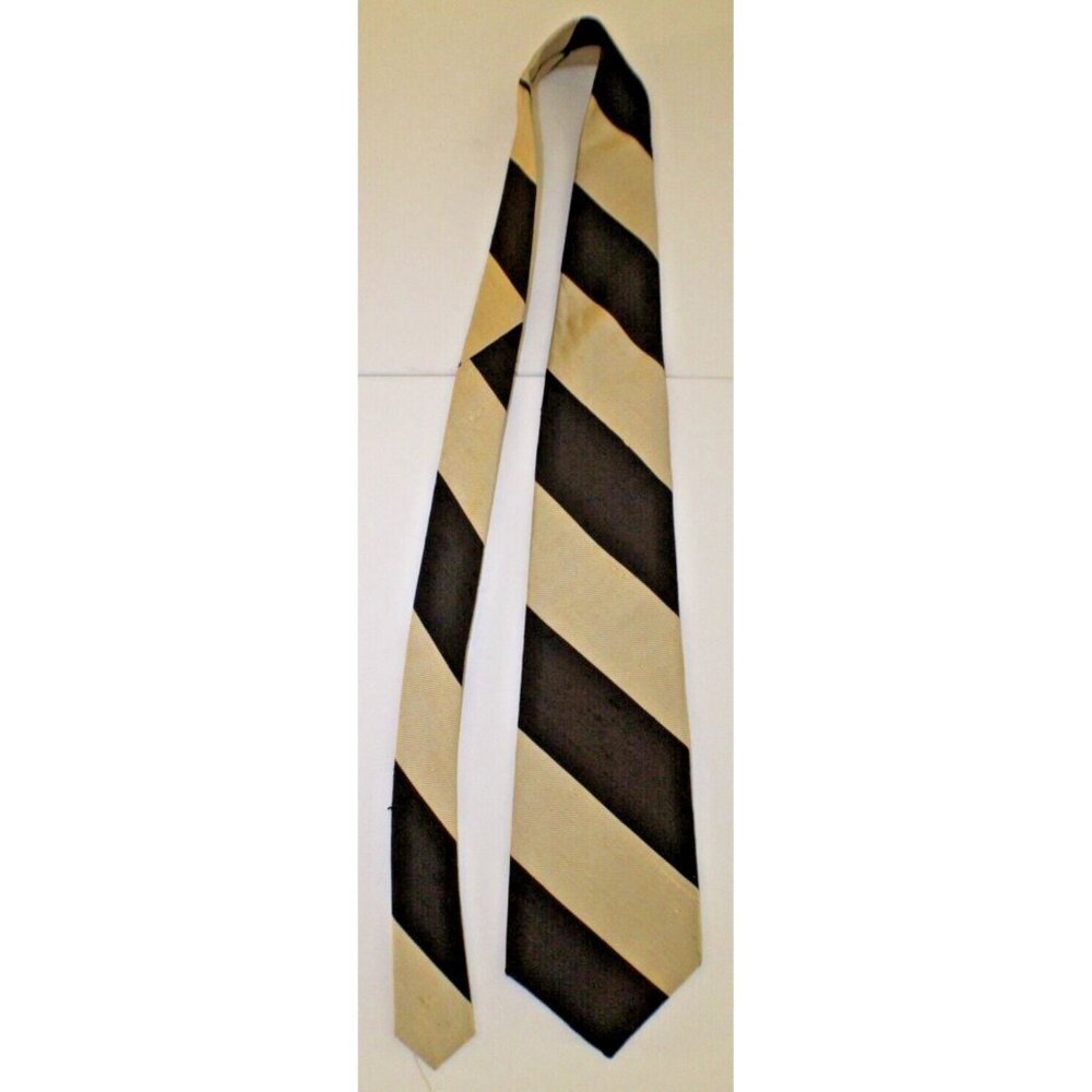 Vintage L Magnin Silk Tie Stripe Pattern